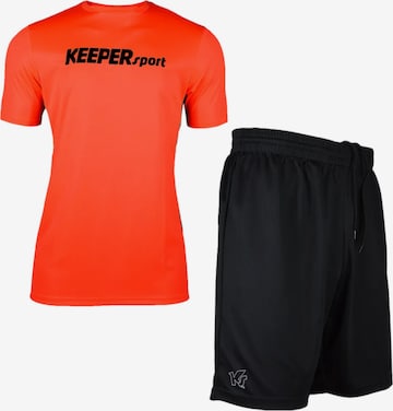 KEEPERsport Tracksuit in Orange: front