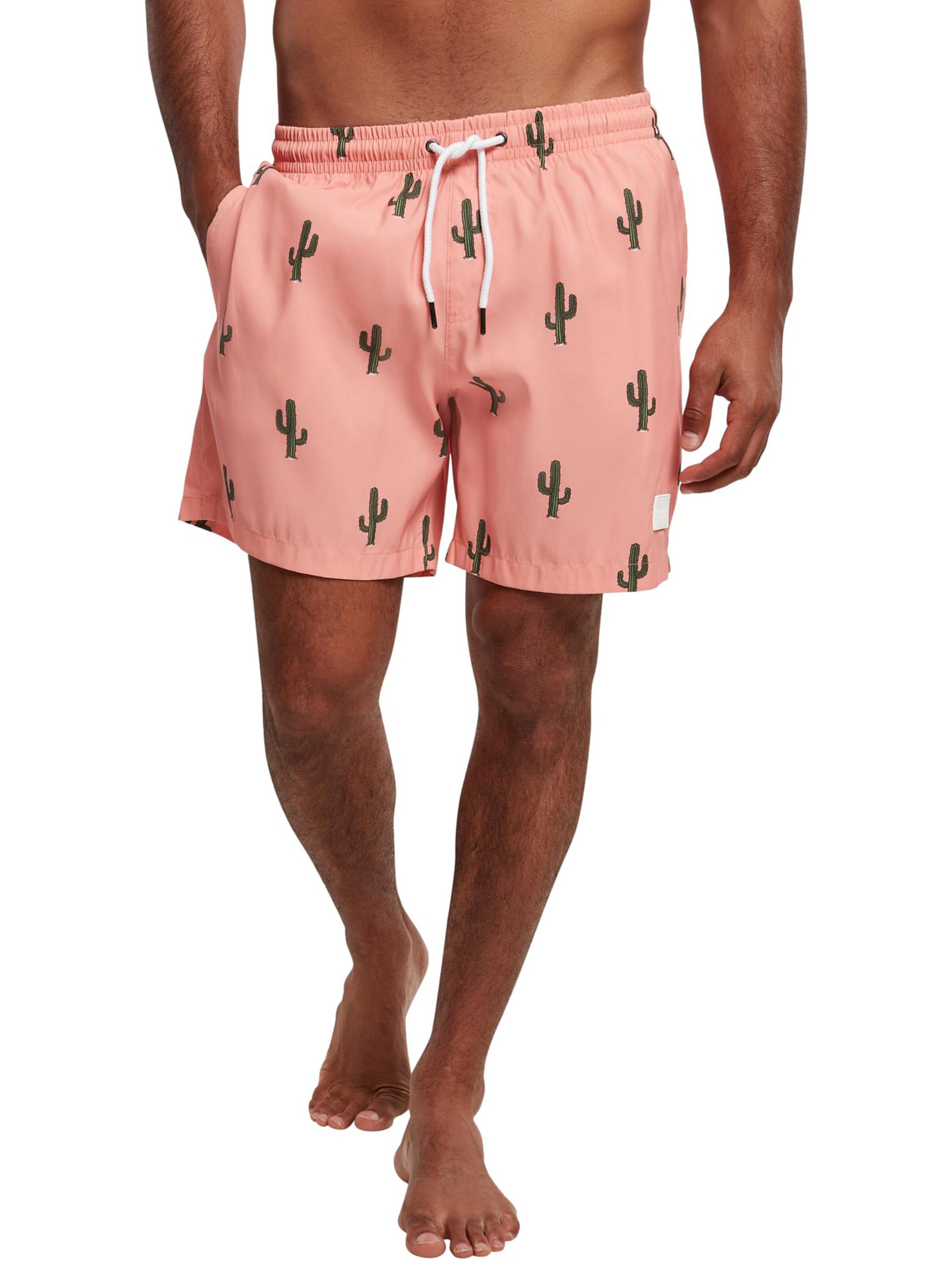 Urban Classics Plavecké šortky - Oranžová: predná strana