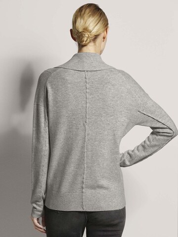 MADELEINE Gebreid vest in Zilver