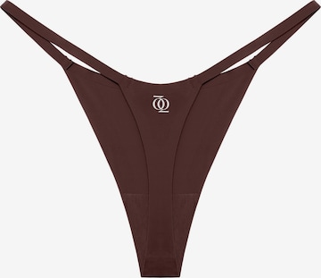 GOD SAVE QUEENS Stringi 'Second Skin G-String' w kolorze brązowy: przód