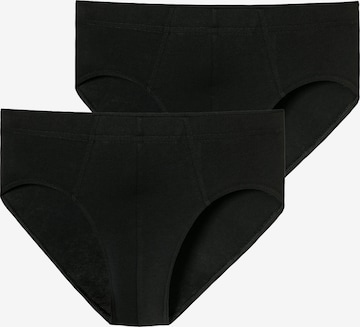 Slip SCHIESSER en noir : devant