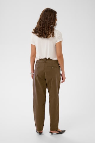 CULTURE Regular Trousers 'CUwini Brita' in Brown