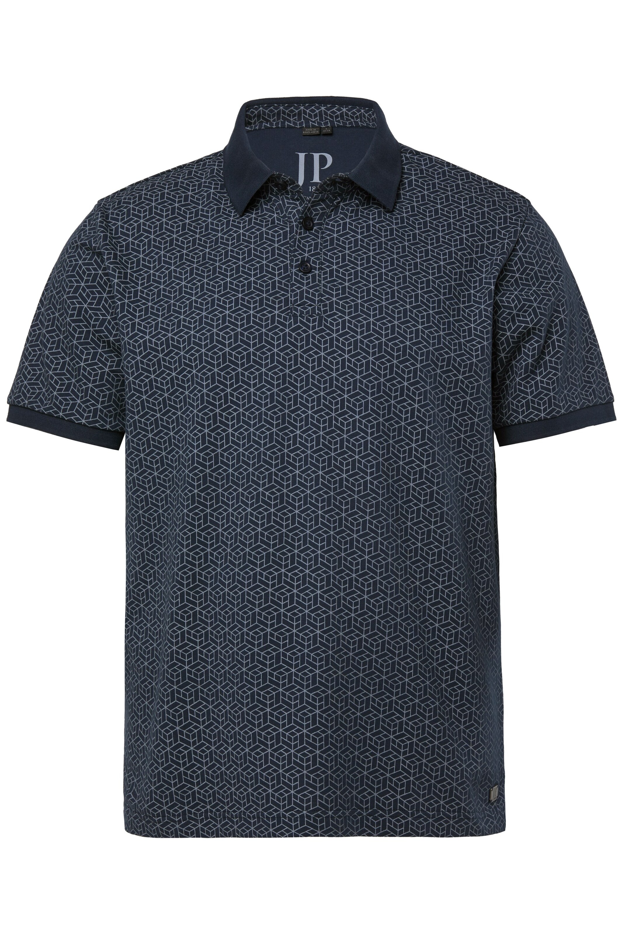 JP1880 Poloshirt in Blau: Vorderseite