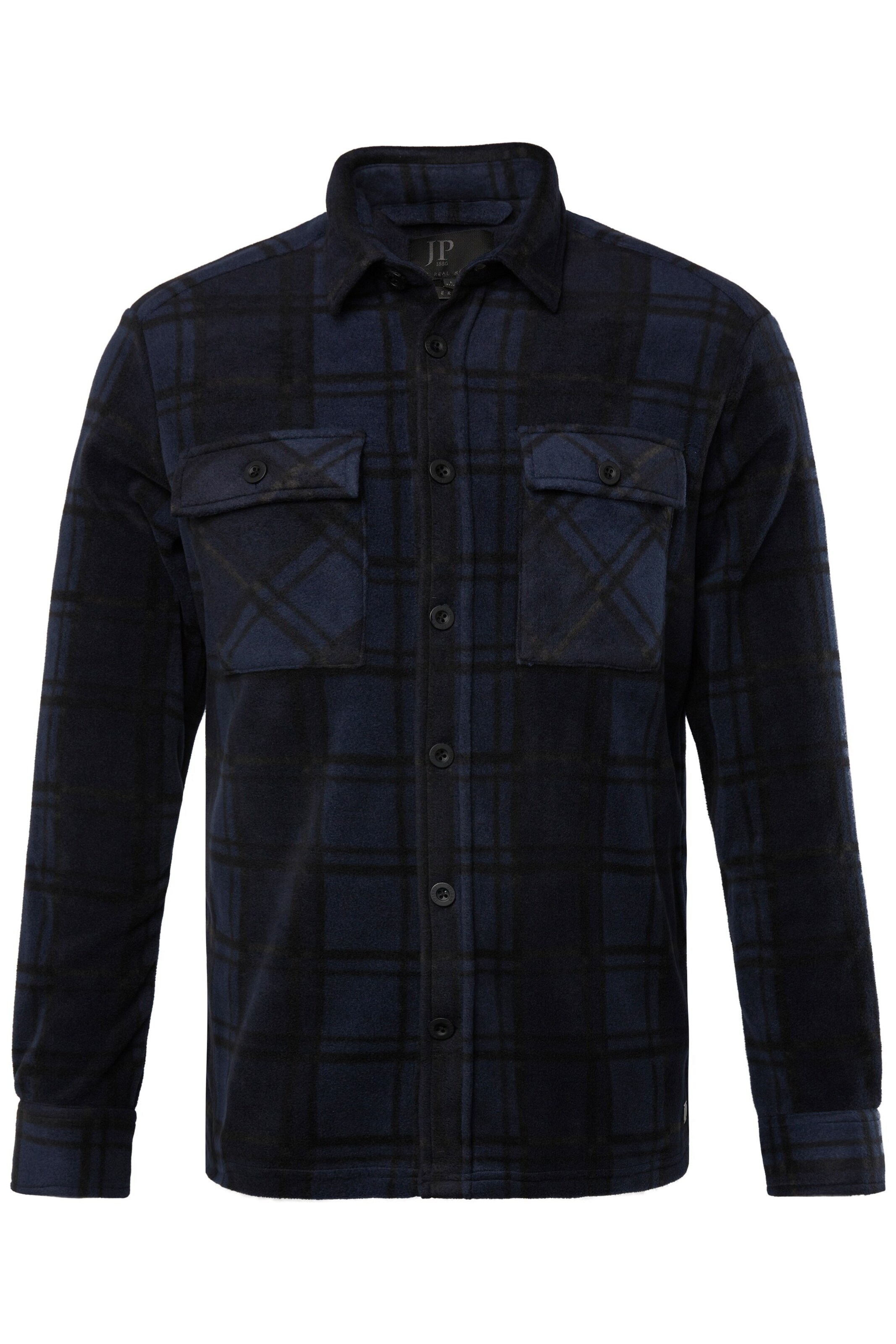 JP1880 Regular fit Overhemd in Blauw: voorkant