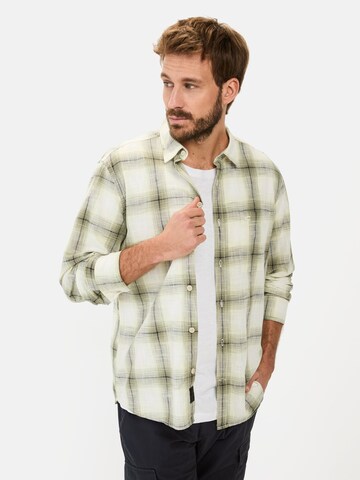 CAMEL ACTIVE Regular fit Button Up Shirt in Green: front