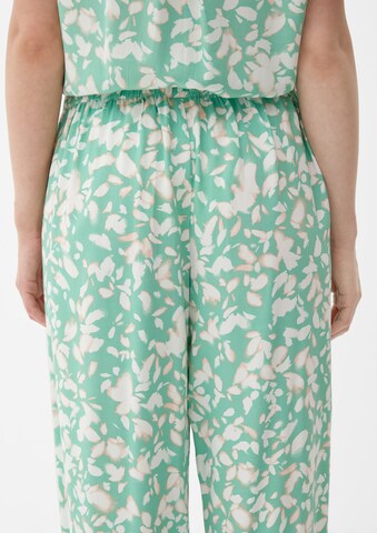 s.Oliver BLACK LABEL Wide leg Pants in Green