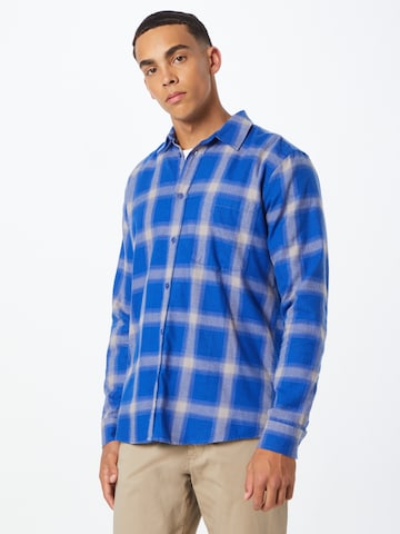 ARMEDANGELS Regular fit Button Up Shirt 'Skova' in Blue: front