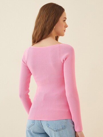 Happiness İstanbul Pullover i pink
