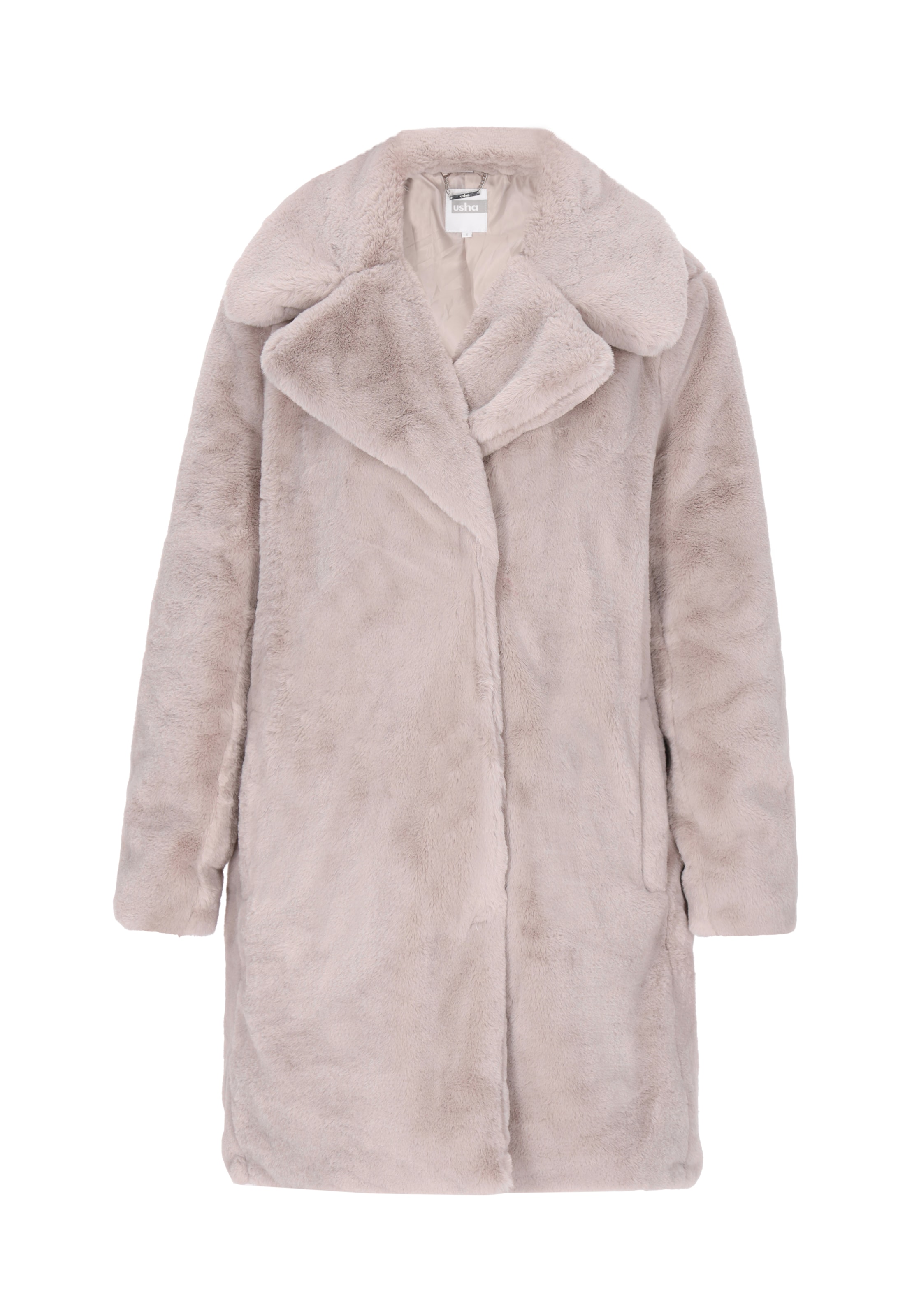 bēšs Usha Ziemas mētelis: no priekšpuses