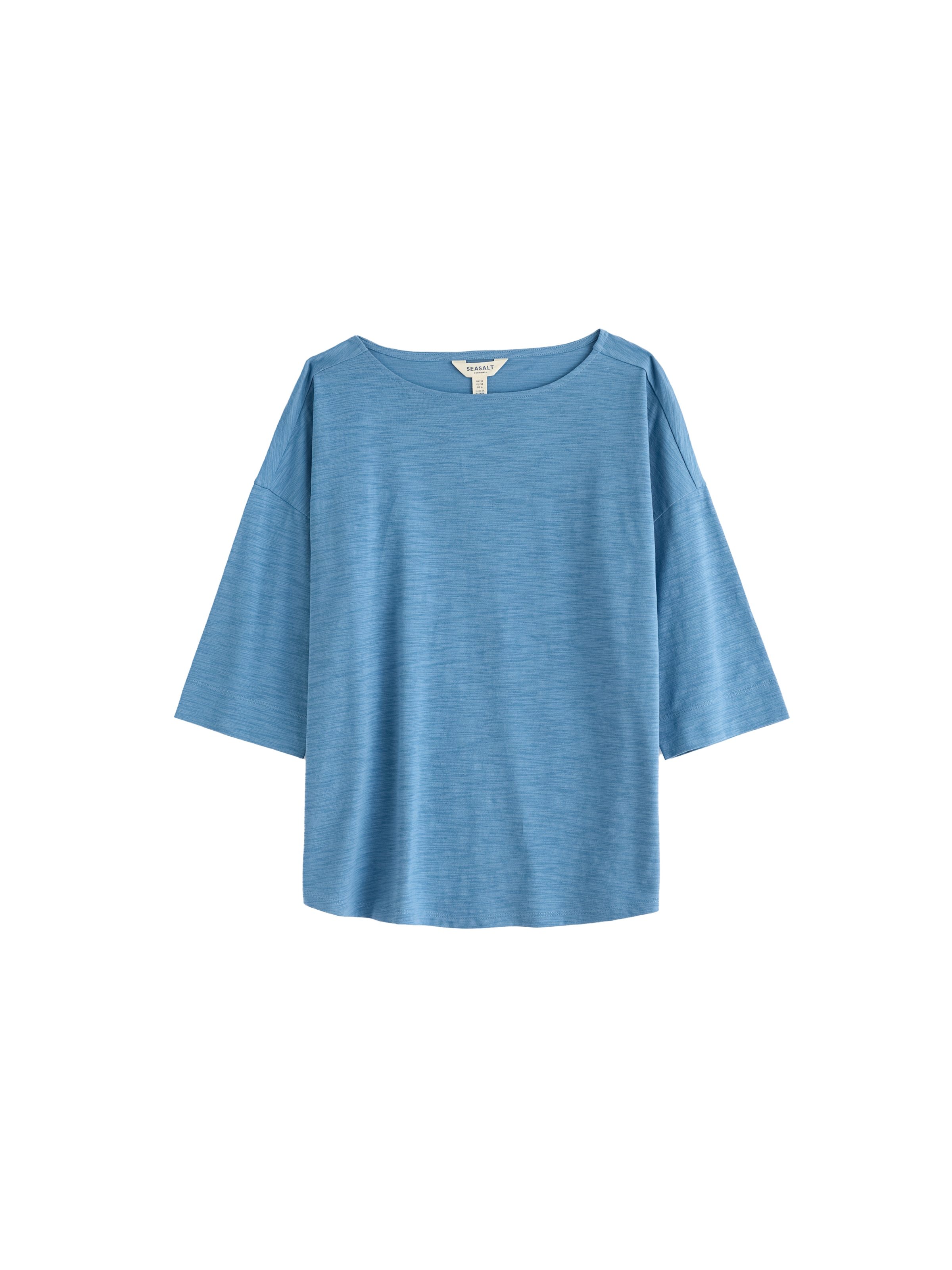 T-shirt 'Tremayne Quay' Seasalt Cornwall en bleu : devant