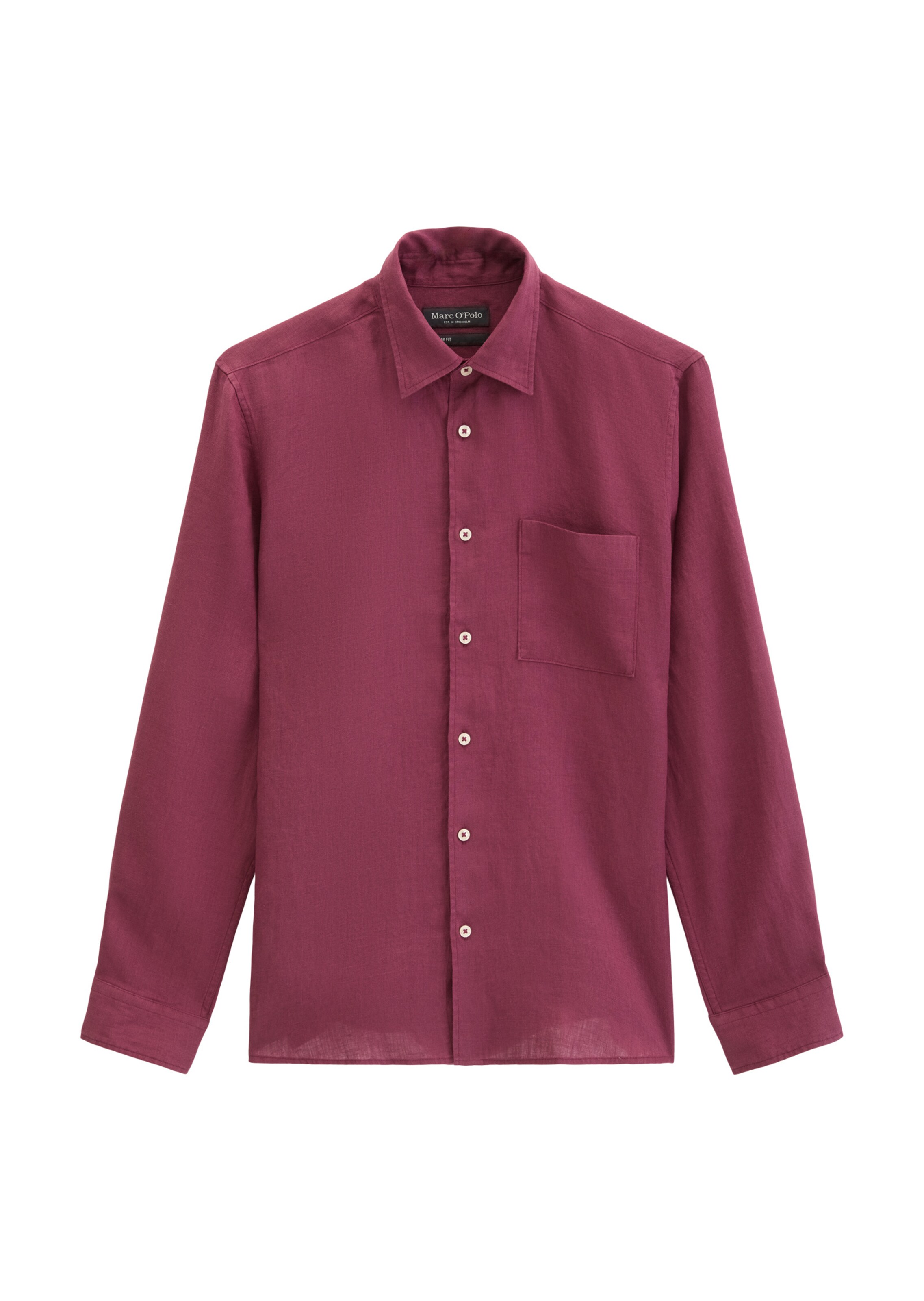 Marc O'Polo Overhemd in de kleur Donkerrood, Productweergave