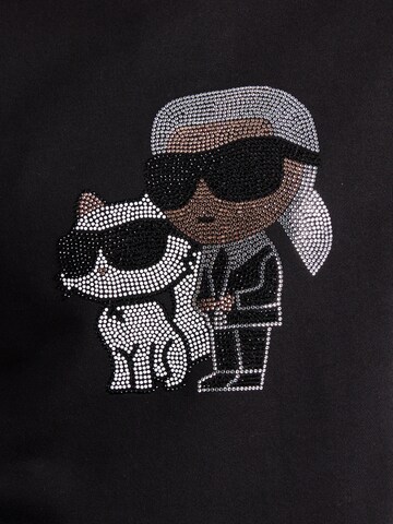 Karl Lagerfeld Sweatshirt 'IKON' in Zwart