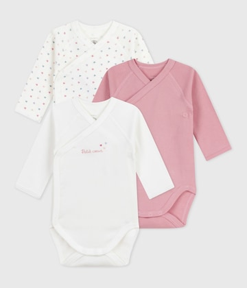 PETIT BATEAU Sparkedragt/Body 'NAISS ML' i pink: forside