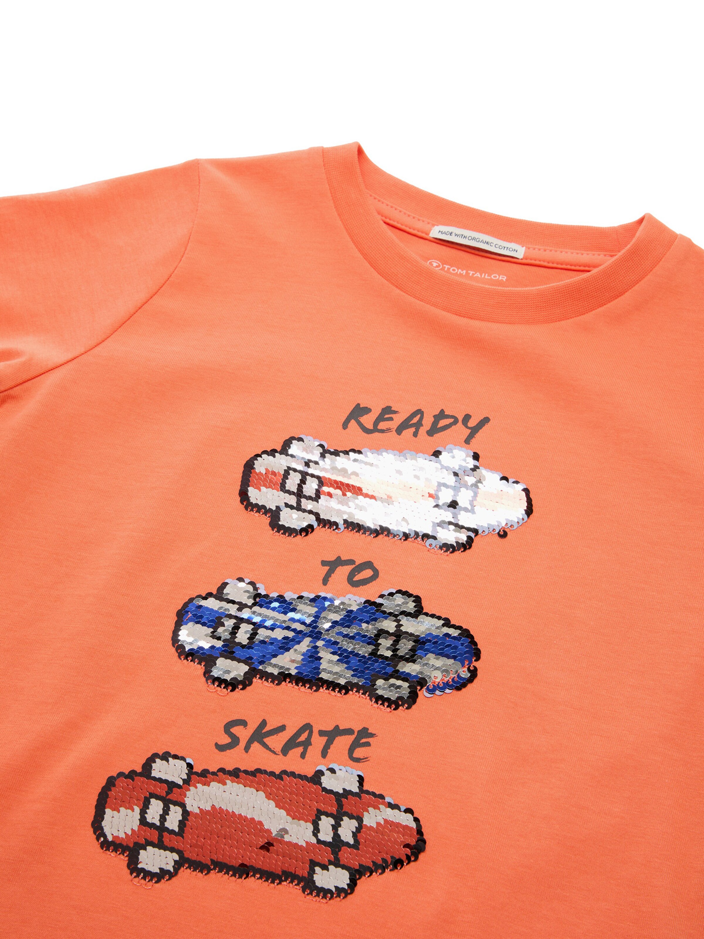 TOM TAILOR Shirt in Orange