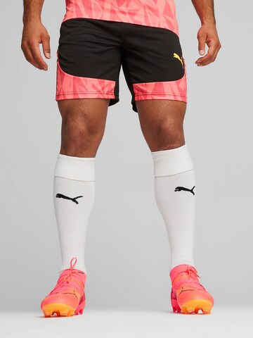 PUMA Regular Sportshorts 'Individual Finual' in Schwarz: Vorderseite
