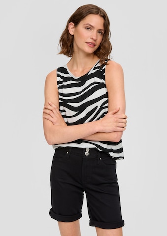 T-shirt s.Oliver en noir : devant