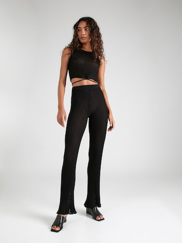 ABOUT YOU x Toni Garrn - Slimfit Pantalón 'Rebecca' en negro