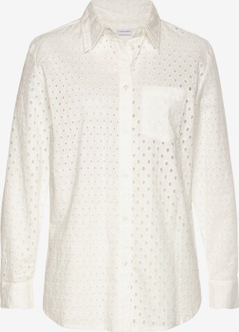 LASCANA Blouse in White: front