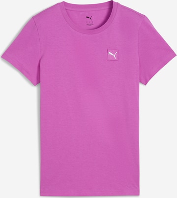 T-shirt 'ESS ELEVATED' PUMA en violet : devant