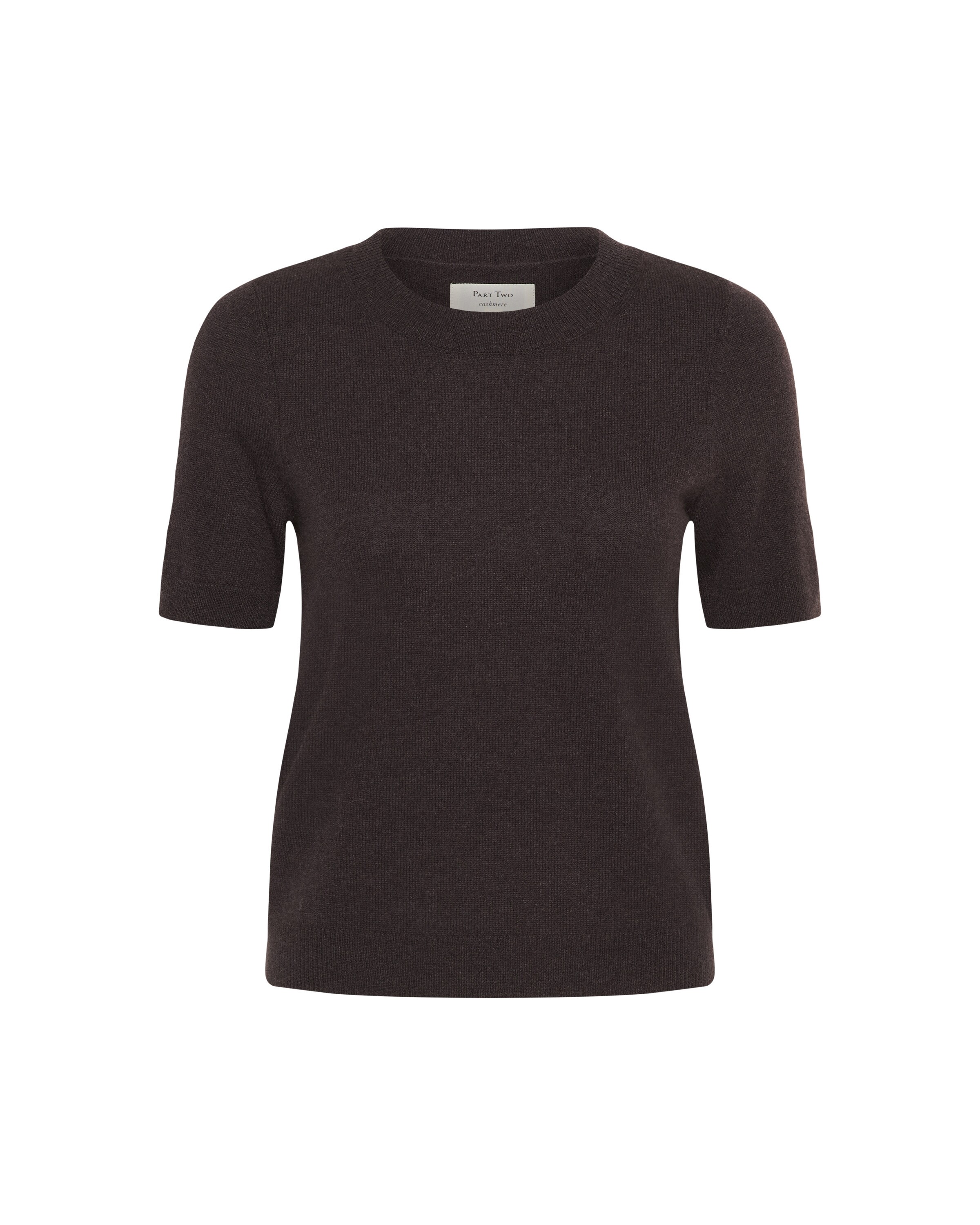 Pull-over Part Two en marron : devant