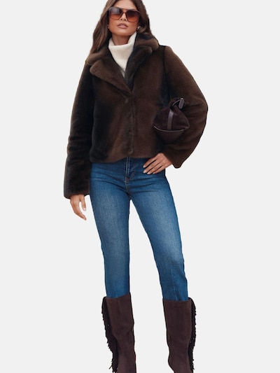 Lipsy Winter Coat in Brown, Item view