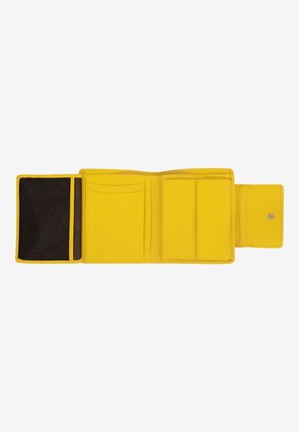 Braun Büffel Wallet 'Capri S' in Yellow