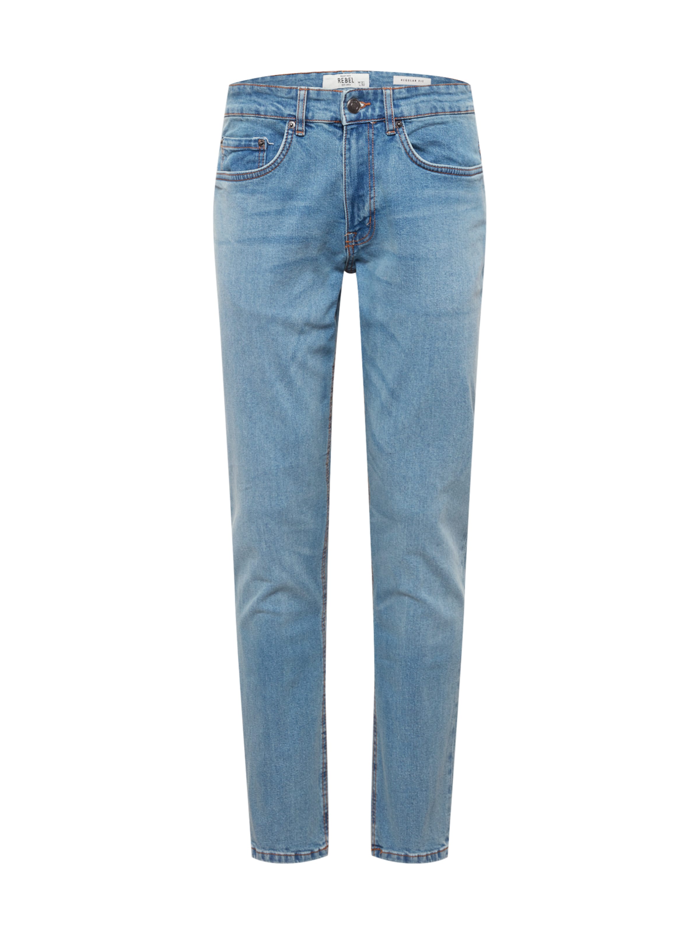 Redefined Rebel Regular Jeans 'Detroit' i blå: framsida