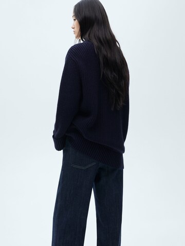 MANGO Gebreid vest 'Soto' in Blauw