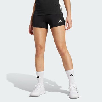 ADIDAS PERFORMANCE Skinny Sports trousers in Black: front