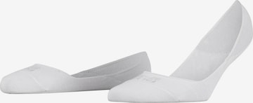 FALKE Ankle Socks 'Step Medium Cut Box' in White: front