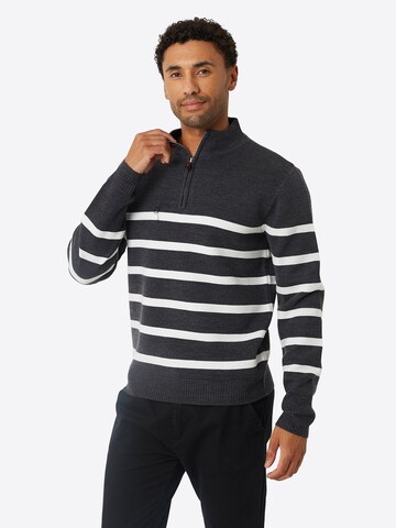 BRAVE SOUL Pullover in Grau: Vorderseite
