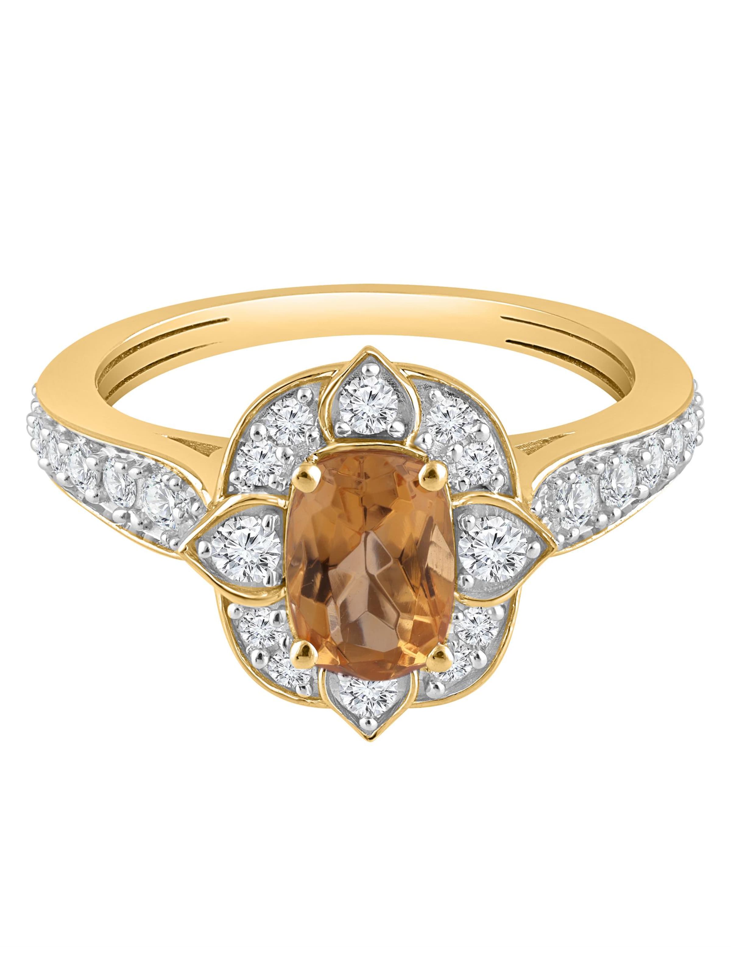 Diamant Exquis Ring in Gold: front