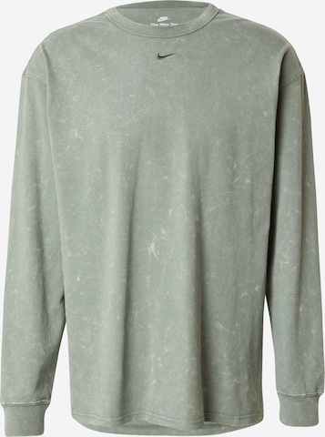 žalia Nike Sportswear Marškinėliai 'ESS': priekis