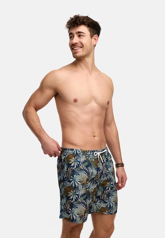 Shorts de bain 'Sandrino' INDICODE JEANS en bleu