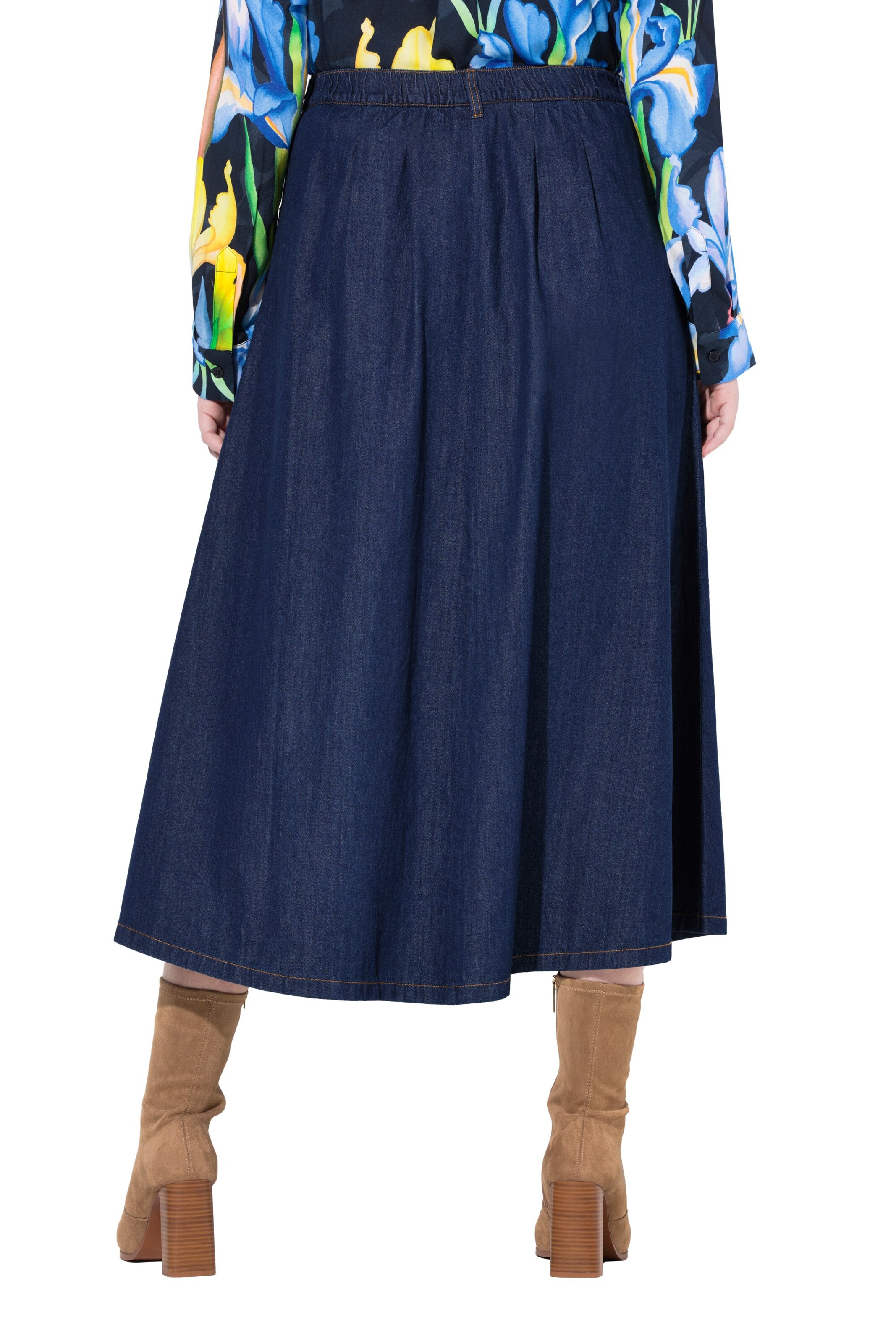 Ulla Popken Rok in Blauw