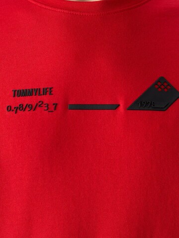Tommy Life Tričko – červená