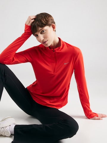NIKE Performance shirt 'Swift' in Red: front
