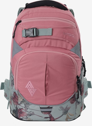 Zaino 'Superhero' di NitroBags in rosa: frontale