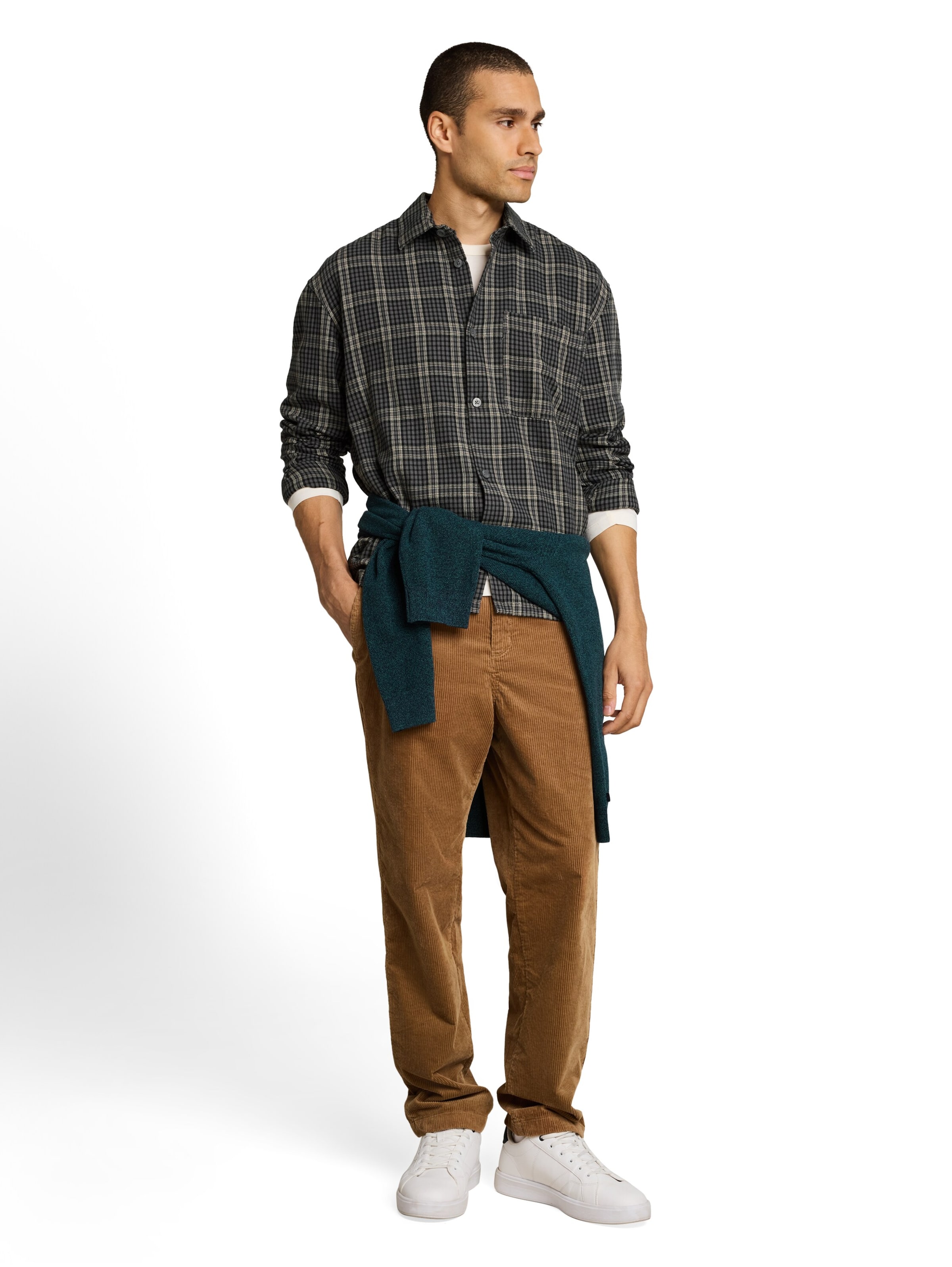 TOM TAILOR DENIM - Ajuste regular Camisa en gris