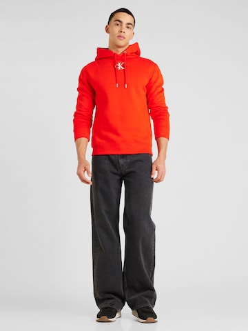Calvin Klein Jeans Sweatshirt i röd