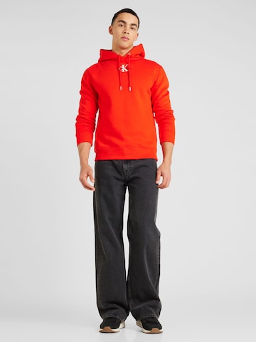 Calvin Klein Jeans Sweatshirt in Rood