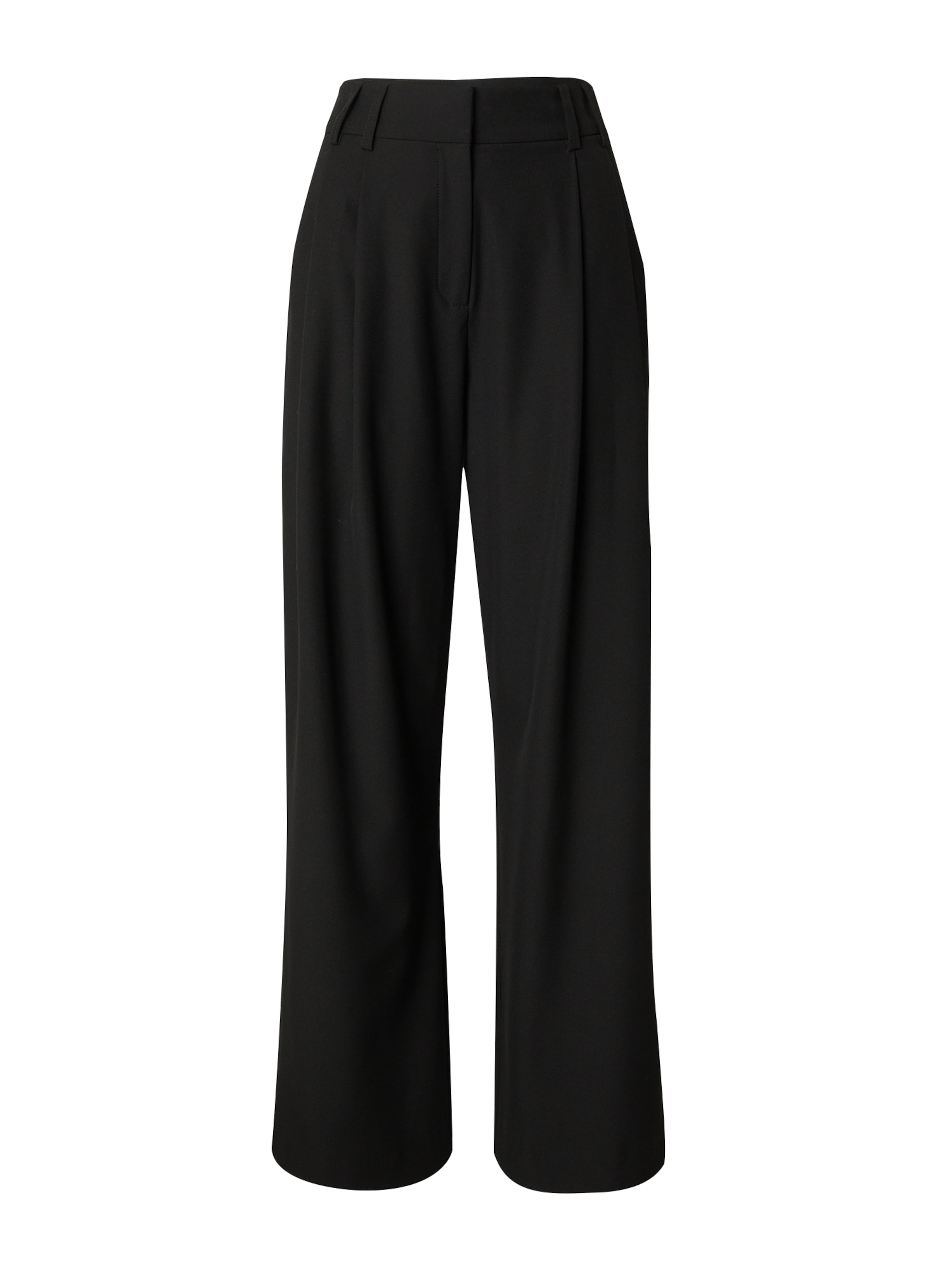 EDITED Loose fit Trousers 'Berte Tall' in Black: front