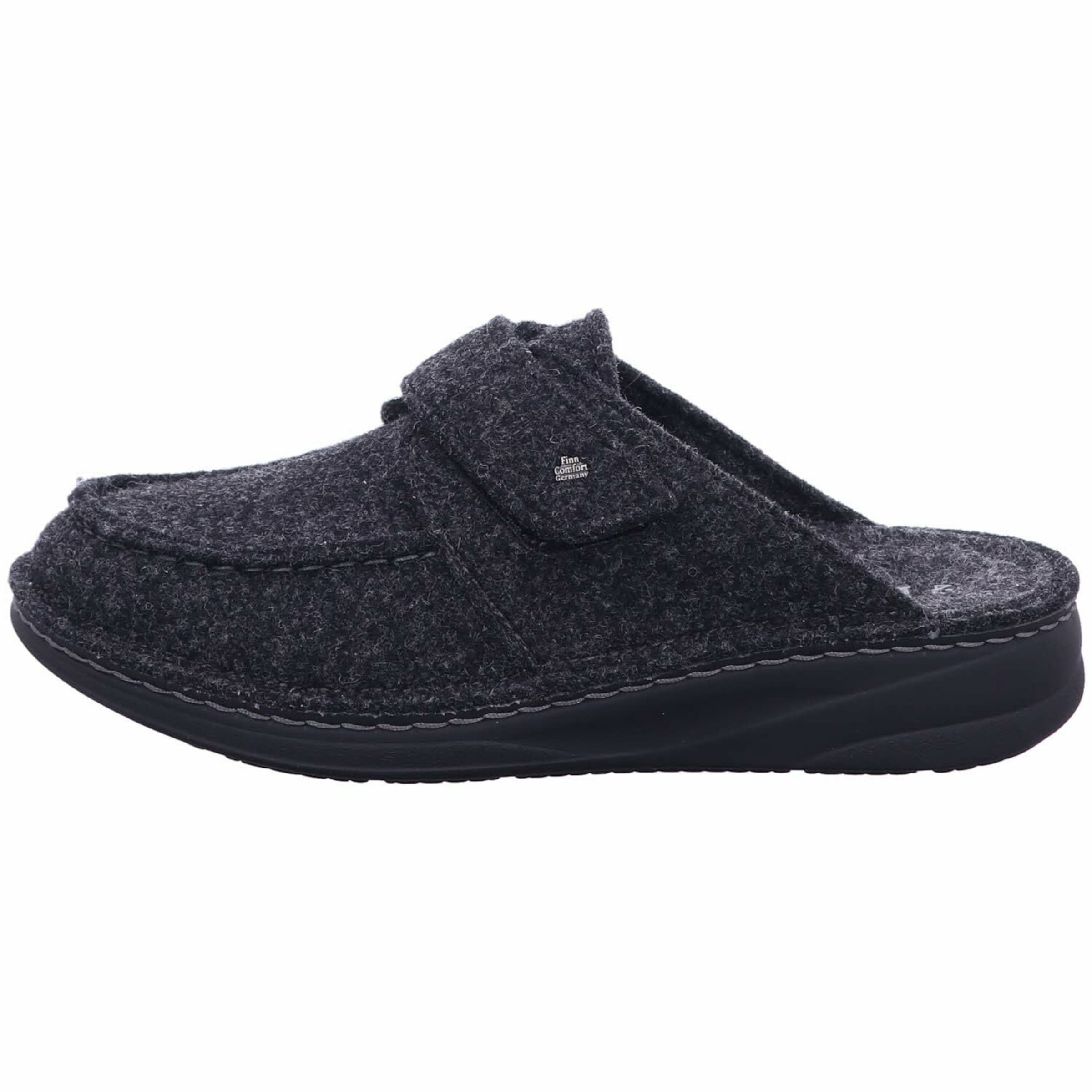 Finn Comfort Hausschuh in Grau: Vorderseite