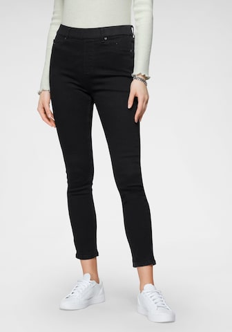 Hailys Slimfit Jeans in Schwarz: predná strana