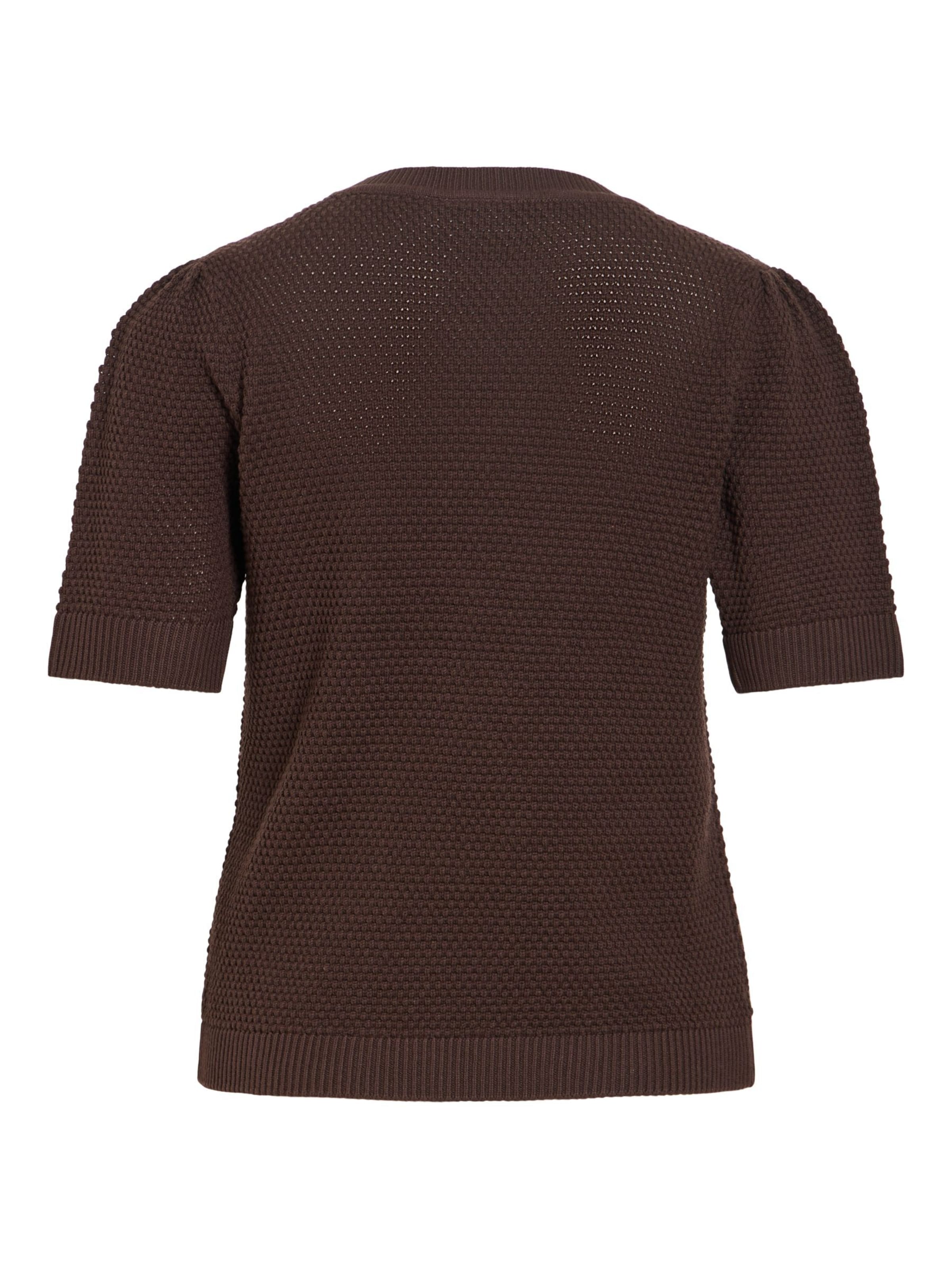 VILA Sweater 'VIDalo' in Brown