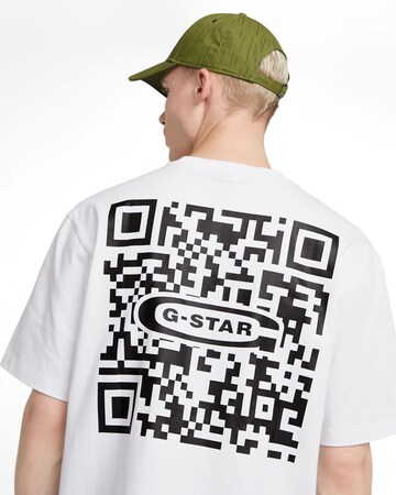 T-Shirt 'Boxy' G-STAR en blanc