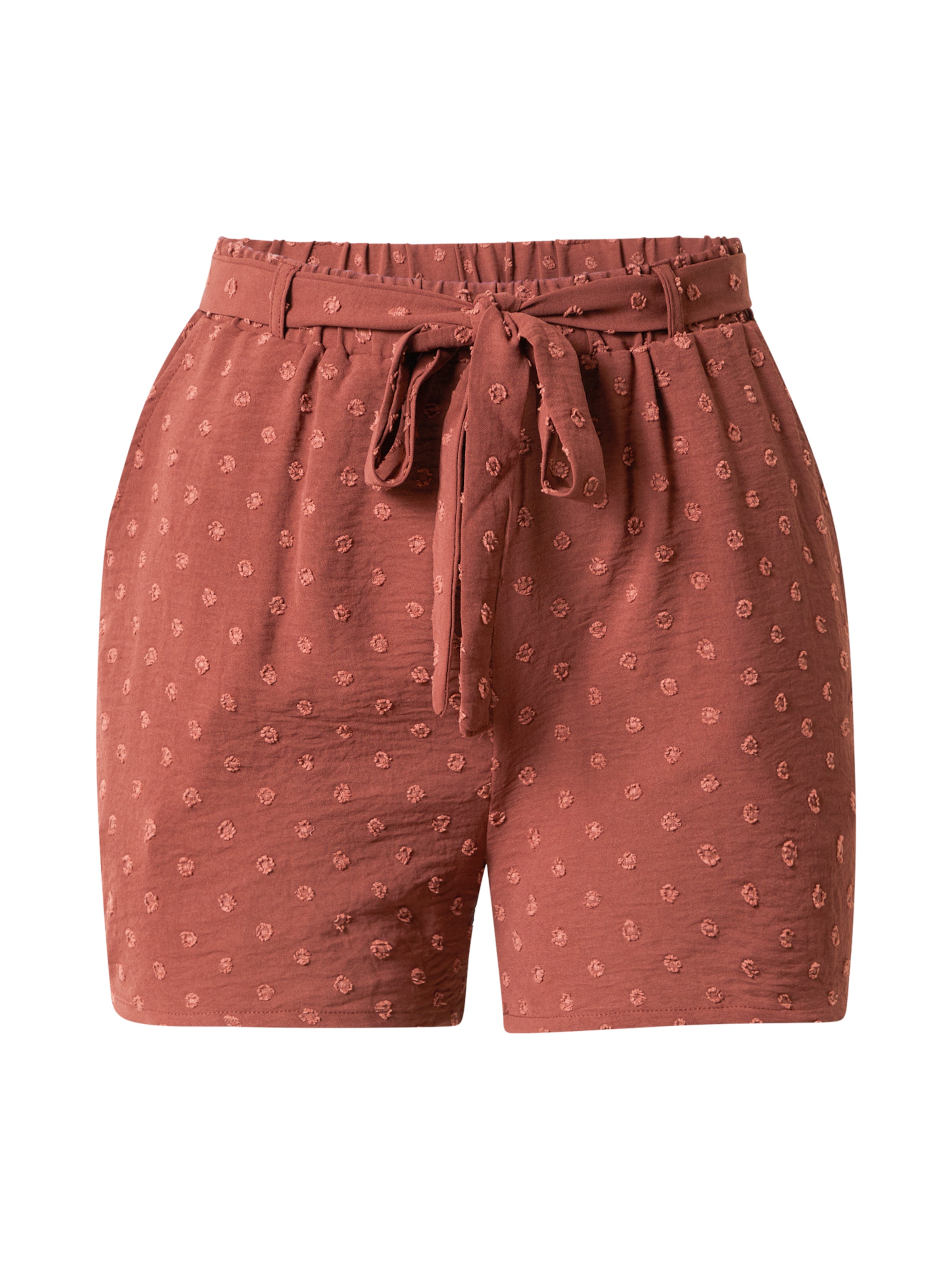 ABOUT YOU Regular Trousers 'Elis' in Brown: front