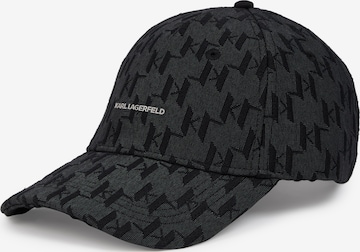 Karl Lagerfeld Hatt ' K/Monogram Jacquard-Kappe ' i svart: framsida