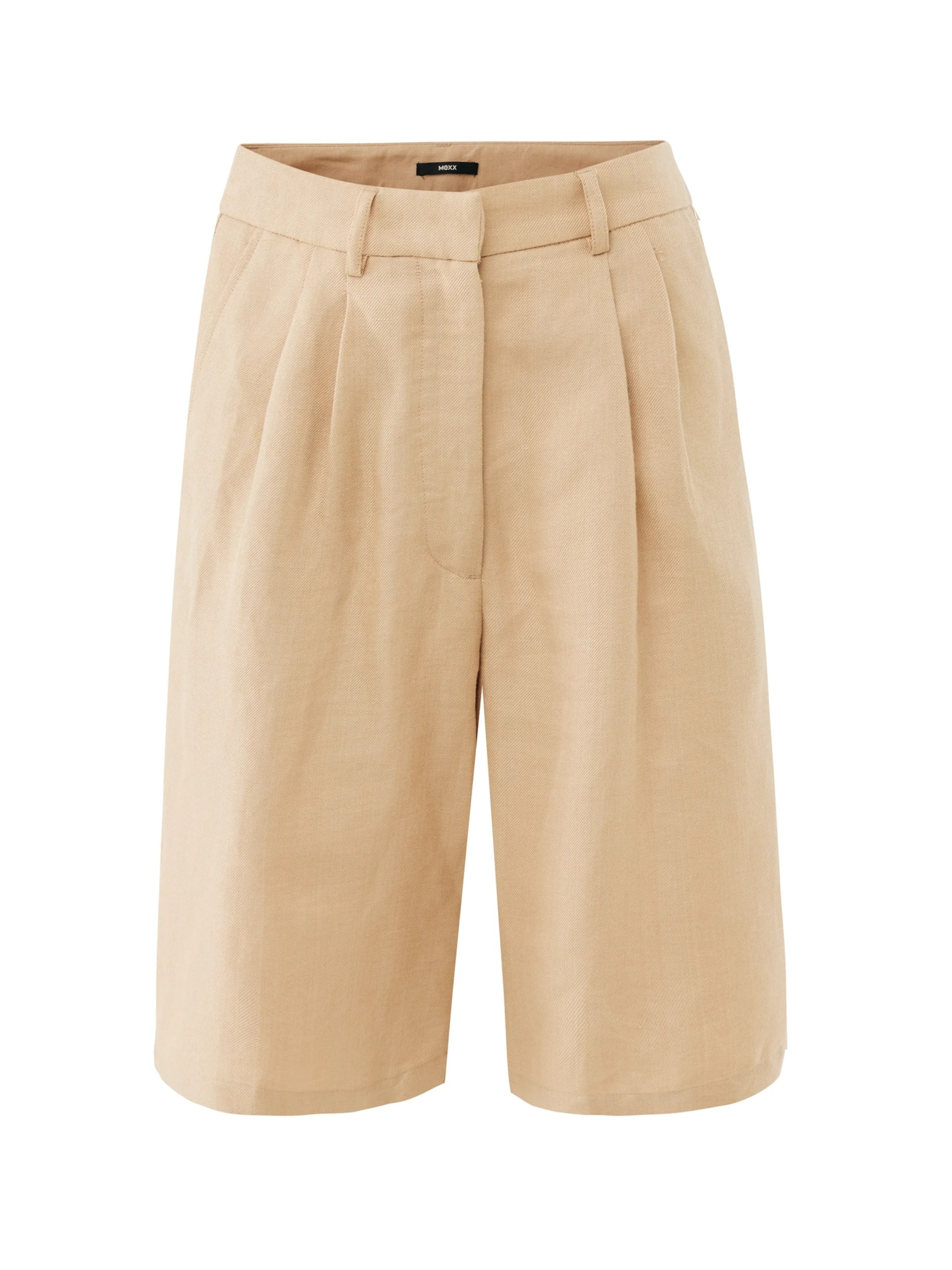 MEXX Regular Veckad byxa i beige: framsida