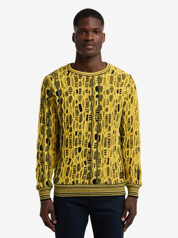 Carlo Colucci Sweater 'De Curtis' in Yellow: front